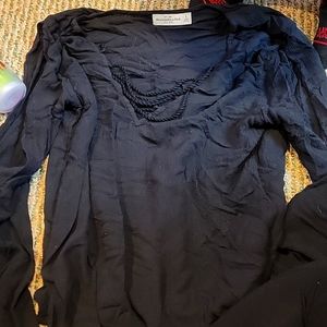 Black Abercrombie long sleeve shirt